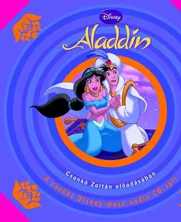 Rozprávky Disney - Aladdin - Mesekönyv + Audio CD
