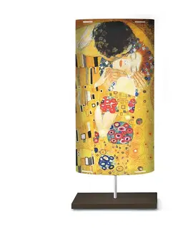 Stojacie lampy Artempo Italia Umelecký motív na stojacej lampe Klimt III