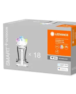 SmartHome vonkajšie dekoratívne svietidlá LEDVANCE SMART+ LEDVANCE SMART+ WiFi Garden Dot LED svetlo 18 ks