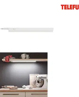 Osvetlenie kuchynskej linky Telefunken LED osvetlenie pod skrinku Hephaistos, biele, dĺžka 31 cm