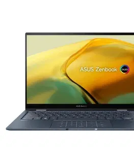 Notebooky ASUS  Zenbook Flip, i7-1360P, 16GB, 1TB PCIE G4 SSD, Integr., 14" OLED, Win11, modrá