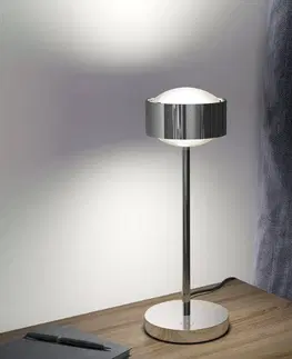 Stolové lampy Top Light Puk! 120 Eye Table LED, šošovka matná, chróm