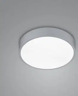 Stropné svietidlá Trio Lighting LED stropné svietidlo Waco, CCT, Ø 31 cm, titán
