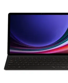 Puzdrá na tablet PC a čítačky ekníh Puzdro Book Cover s klávesnicou pre Samsung Galaxy Tab S9 Plus | S9 FE Plus, black