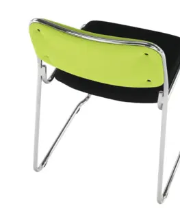 Stoličky Zasadacia stolička, zelená/čierna sieťovina, BULUT