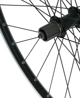 bicykle Koleso 28" /Zadné /dvojitá stena /kazeta /V-Brake /Quick&Release/ čierne