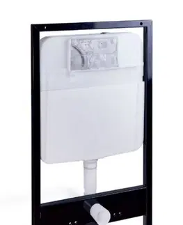 Kúpeľňa PRIM - předstěnový instalační systém s chromovým tlačítkem 20/0041 + WC CERSANIT DELFI + SEDADLO PRIM_20/0026 41 DE1