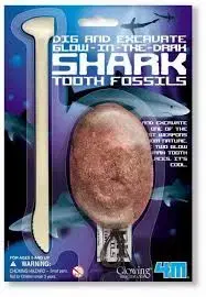 Náučné hračky MAC TOYS - Kostra - fosforeskujúci žralok