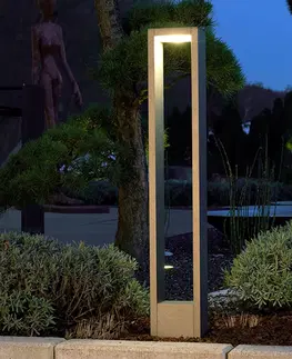 Osvetlenie príjazdovej cesty Albert Leuchten Adriana – rámové chodníkové LED svietidlo