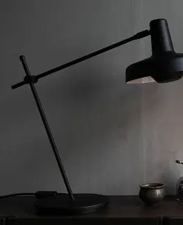 Stolové lampy na písací stôl GRUPA GRUPA Arigato Palace stolová lampa s dvojitým ramenom čierna