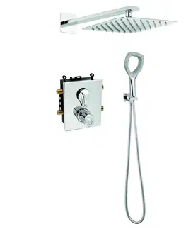 Sprchové súpravy a sety Termostatický sprchový set podomietkový Eco 52RT chróm