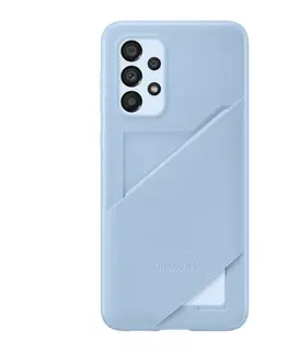 Puzdrá na mobilné telefóny Samsung Card Slot Cover A33 5G, blue - OPENBOX (Rozbalený tovar s plnou zárukou) EF-OA336TLEGWW