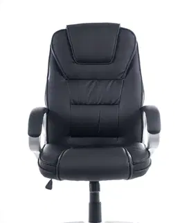 Kancelárske stoličky Kancelárske kreslo K-031 čierne