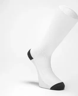 hádzan Pánske vysoké ponožky na hádzanú H500 biele