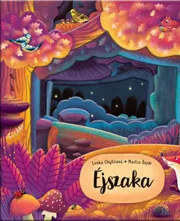 Leporelá, krabičky, puzzle knihy Éjszaka - Lenka Chytilová