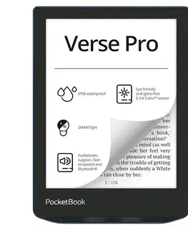 Čítačky elektronických kníh Pocketbook 634 Verse Pro Azure, modrý PB634-A-WW