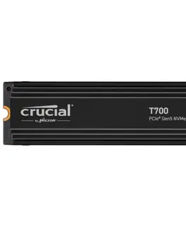Pevné disky Crucial SSD T700 1TB M.2 NVMe Gen5 Heatsink 117009500 MBps CT1000T700SSD5