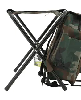 Outdoorové vybavenie Cattara Skladacia stolička s batohom Olbia army, 30 x 35 x 27 cm 
