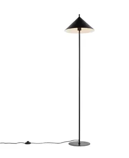 Stojace lampy Dizajnová stojaca lampa čierna - Triangolo