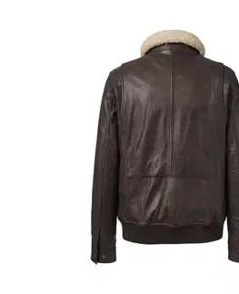 Coats & Jackets Kožená bunda v leteckom štýle