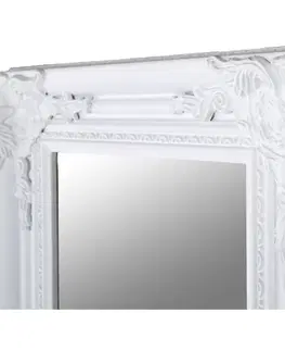 Zrkadlá Zrkadlo, drevený rám bielej farby, MALKIA TYP 8