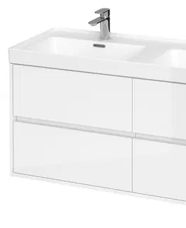 Kúpeľňa CERSANIT - SET B284 CREA 120, biely (skrinka + umývadlo) S801-323