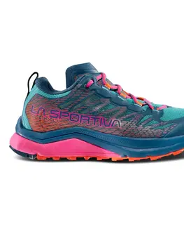 Dámska obuv Dámske trailové topánky  La Sportiva Jackal II Woman Hibiscus/Malibu Blue - 38,5