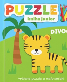 Leporelá, krabičky, puzzle knihy Divočina - Puzzle kniha junior