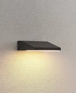 Vonkajšie nástenné svietidlá Lucande Lucande Auda LED nástenná lampa exteriérová
