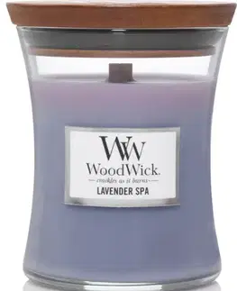 Stredná sviečka WoodWick WoodWick sviečka stredná Lavender Spa