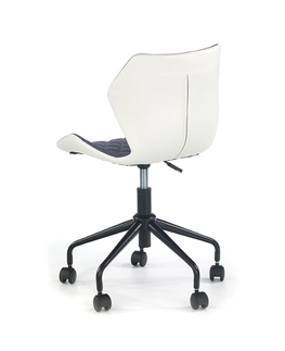 Kancelárske stoličky HALMAR Matrix detská stolička na kolieskach sivá / biela