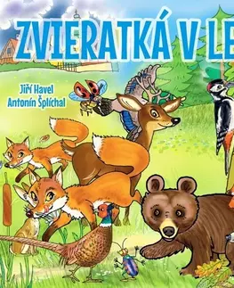 Leporelá, krabičky, puzzle knihy Zvieratká v lese - Havel Jiří,Antonín Šplíchal
