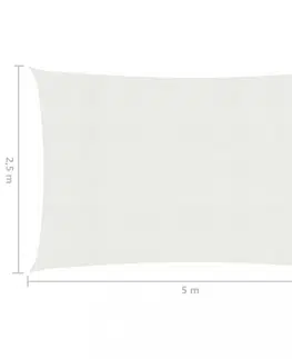 Stínící textilie Tieniaca plachta obdĺžniková 2,5 x 5 m oxfordská látka Dekorhome Sivohnedá taupe