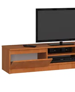 TV stolíky Dizajnový TV stolík ROMANA160, jelša