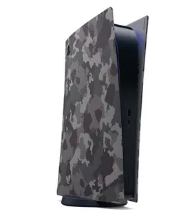 Gadgets PlayStation 5 Digital Console Cover, gray camouflage, vystavený, záruka 21 mesiacov CFI-ZCC1
