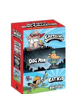 Dobrodružstvo, napätie, western Dav Pilkey's Hero Collection (Captain Underpants 1, Dog Man 1, Cat Kid Comic Club 1) - Dav Pilkey