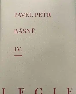Česká poézia Básně / Elegie IV. - Petr Pavel