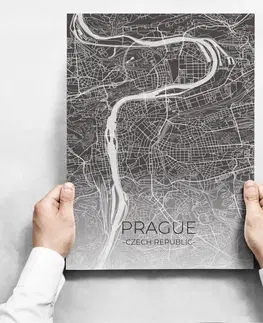 Moderné obrazy Obrazy na stenu - Map of Prague II