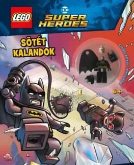 Pre deti a mládež - ostatné LEGO DC Super Heroes - Sötét kalandok - Foglalkoztatókönyv Batman minifigurával