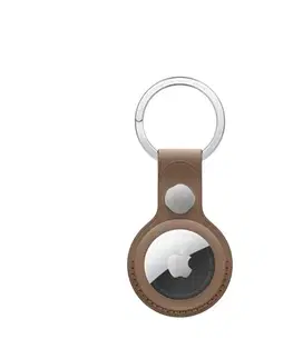 Puzdrá na mobilné telefóny Apple AirTag FineWoven Key Ring - Taupe MT2L3ZMA