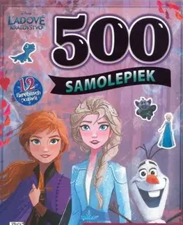 Nalepovačky, vystrihovačky, skladačky Ľadové kráľovstvo - 500 Samolepiek