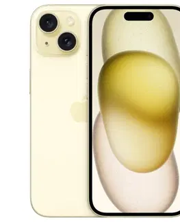 Mobilné telefóny Apple iPhone 15 128GB, yellow MTP23SXA