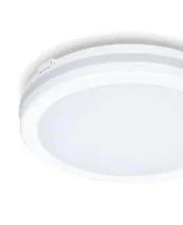 Svietidlá  LED Kúpeľňové stropné svietidlo so senzorom LED/18W/230V pr. 30 cm biela + DO 