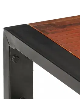 Barové stoličky Barový stôl hnedá / čierna Dekorhome 140x70x110 cm