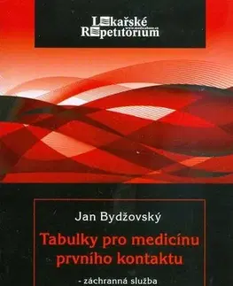 Medicína - ostatné Tabulky pro medicínu prvního kontaktu - Jan Bydžovský