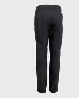 nohavice Detské nepremokavé nohavice Smockpant R500 na ragby čierne