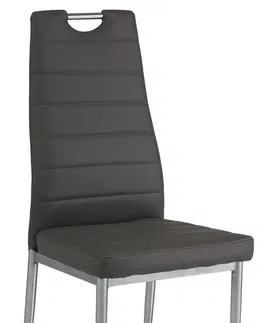 Kuchynské stoličky HK-260 jedálenská stolička, sivá