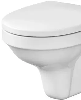 Záchody DEANTE Podstavný rám, pre závesné WC misy + SLIM tlačidlo chrom + WC CERSANIT DELFI + SEDADLO CST_WC01 051P DE1