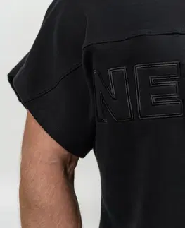 Pánske tričká Rag top s kapucňou Nebbia Champion 706 Black - XL