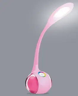 Lampy pre mládež Kancelarska lampa Celebes LED pink